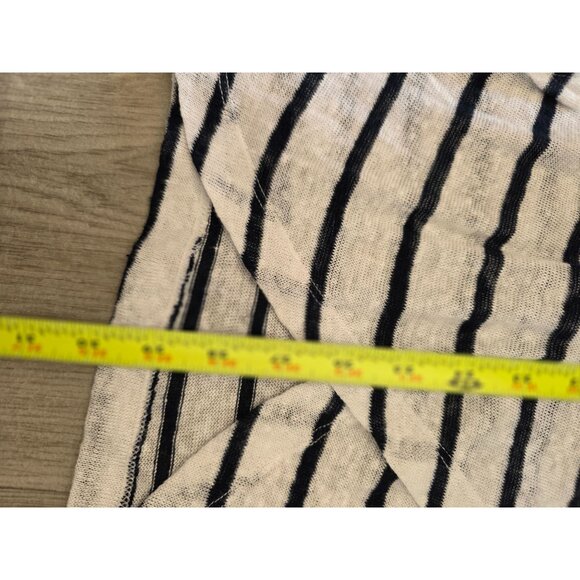 Banana Republic Womens Striped Linen Cardigan Sweater Size L - Picture 8 of 9